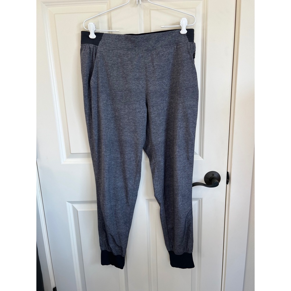Lululemon Get Ready Swift Jogger Heather Texture Printed Deep Coal Size 10